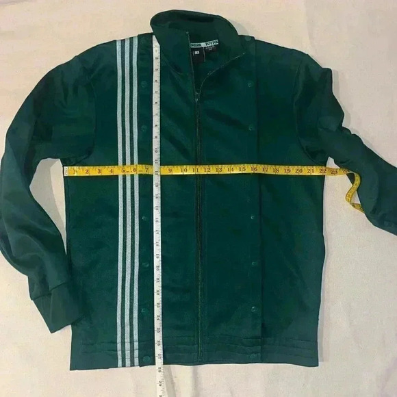 Ivy Park x adidas | 3 Stripe Gender Neutral Snap Track Jacket - Green / Sz S - Picture 10 of 10